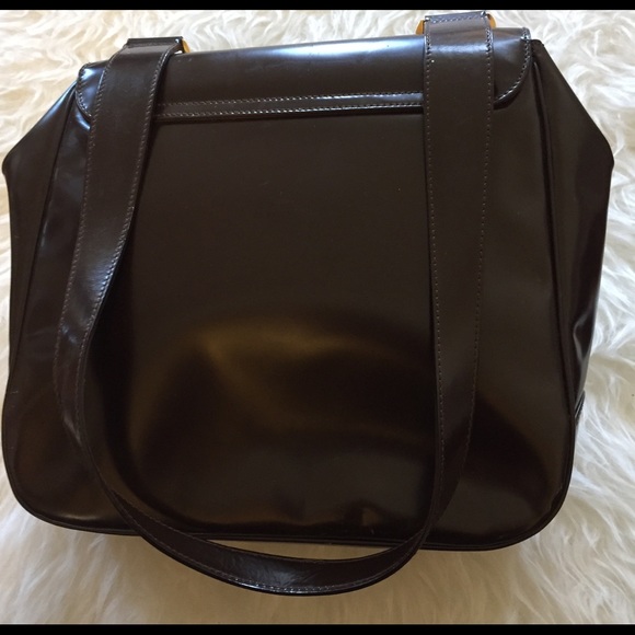 Salvatore Ferragamo Shoulder Patent Leather - Picture 6 of 7